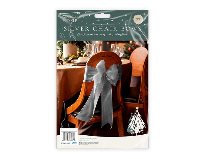 Wholesale Christmas Chair Bows | Bulk Buy Christmas Homeware Wholesale Christmas Chair Bows | Bulk Buy Christmas Homeware
