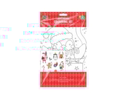 Wholesale Christmas Colouring Set
