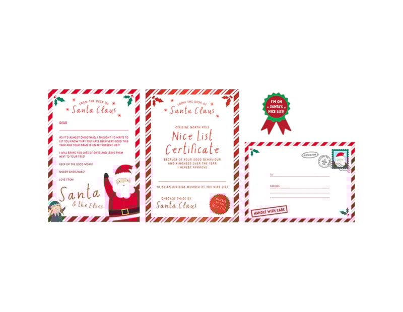 Wholesale Santa's Reply Letter Set
