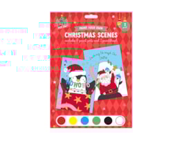 Wholesale Xmas Paint By Numbers 2 Pack