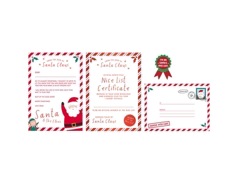 Wholesale Santa's Reply Letter Set