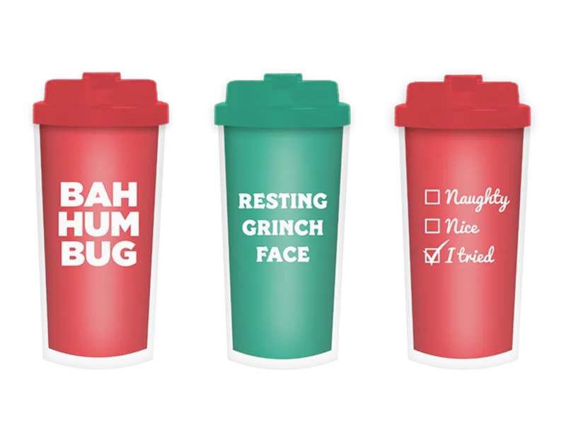Wholesale Xmas Travel Cup | Bulk Buy Christmas Homeware Wholesale Xmas Travel Cup | Bulk Buy Christmas Homeware