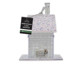 Wholesale Glitter House LED Decoration | Bulk Buy Christmas Ornaments Wholesale Glitter House LED Decoration | Bulk Buy Christmas Ornaments