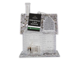 Wholesale Glitter House LED Decoration | Bulk Buy Christmas Ornaments Bulk Buy Christmas Decorations