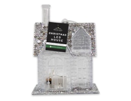 Wholesale Glitter House LED Decoration | Bulk Buy Christmas Ornaments