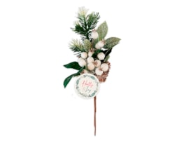 Wholesale Artificial White Berry Pick 27cm CDU Wholesale Artificial White Berry Pick 27cm CDU