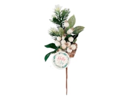 Wholesale Artificial White Berry Pick 27cm CDU Wholesale Artificial White Berry Pick 27cm CDU