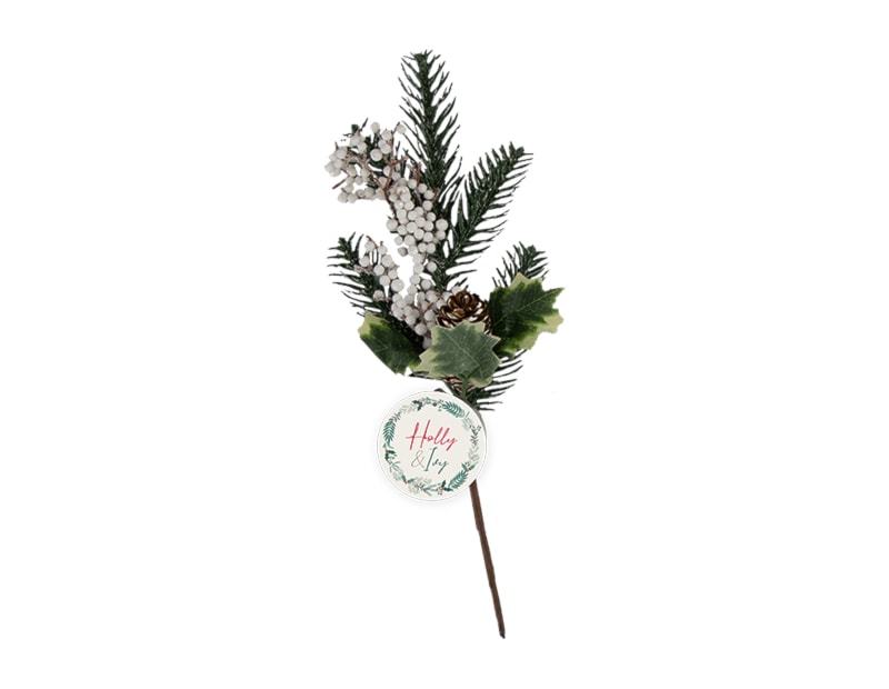 Wholesale Artificial Glittered Pine Cone Pick Wholesale Artificial Glittered Pine Cone Pick