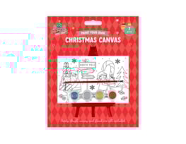 Wholesale Christmas Paint your own canvas with stand Wholesale Christmas Paint your own canvas with stand