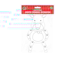 Wholesale Christmas Jointed Card Decorations 4pk Wholesale Christmas Jointed Card Decorations 4pk