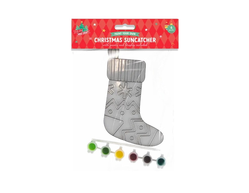 Wholesale Christmas Suncatcher with Paint