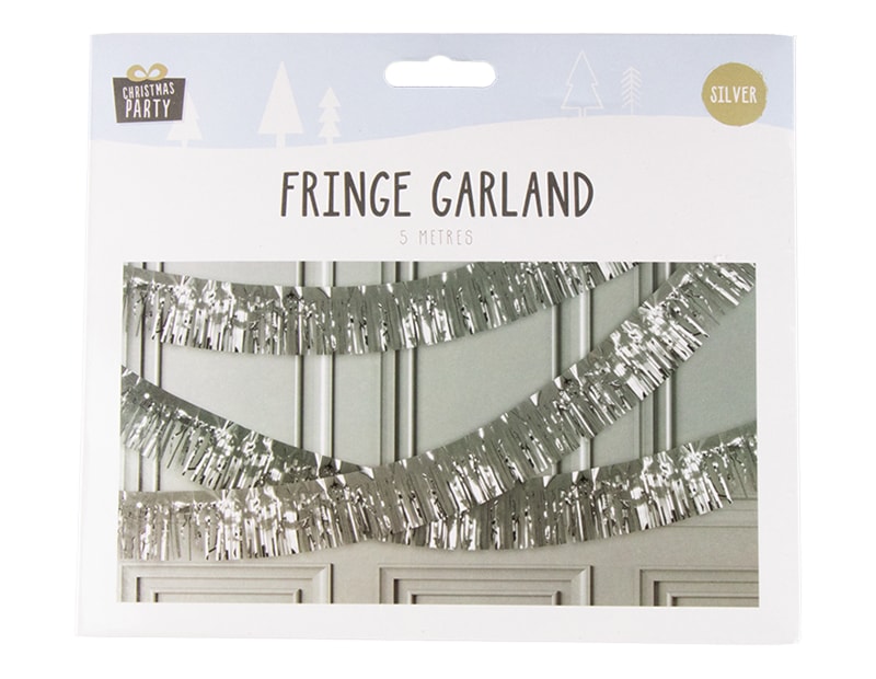 Wholesale Foil Fringe Garland | Bulk Buy Christmas Party Supplies Christmas party suppliers uk
