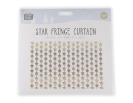Wholesale Foil Star Fringe Curtain | Bulk Buy Christmas Party Supplies Bulk Buy Christmas Decorations