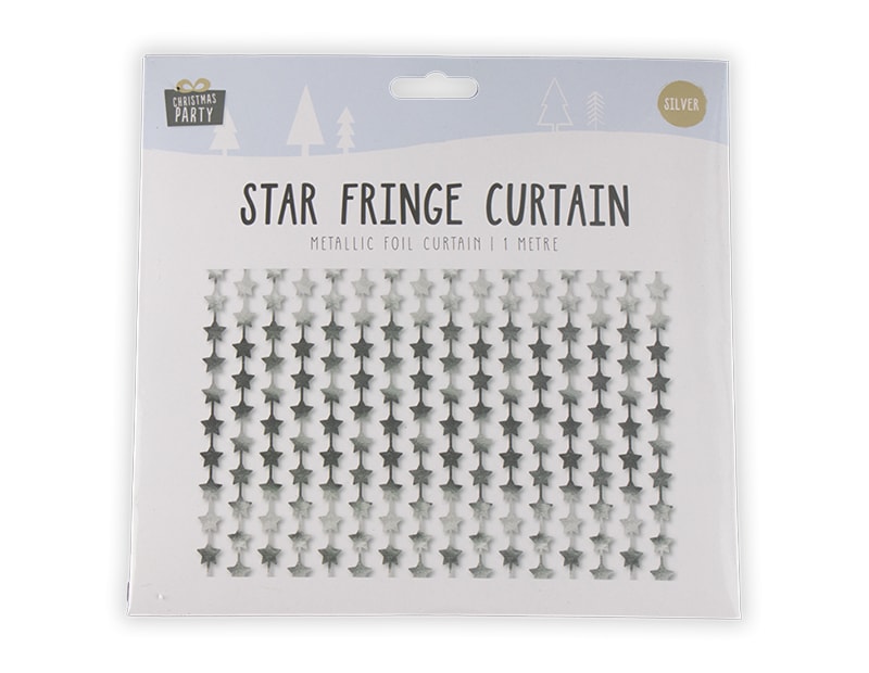 Wholesale Foil Star Fringe Curtain | Bulk Buy Christmas Party Supplies Christmas party supplies wholesale uk
