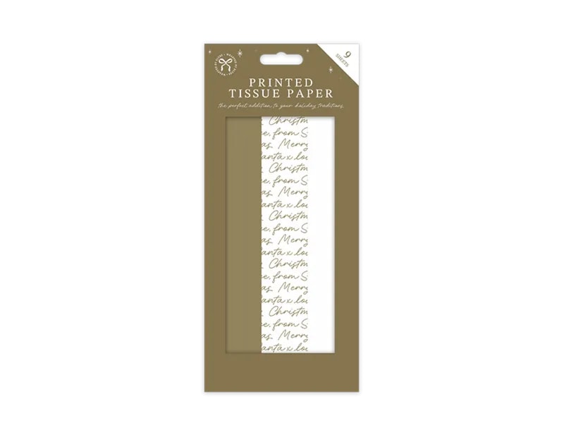 Wholesale Tissue paper 9pk | Bulk Buy Christmas Gift Wrap