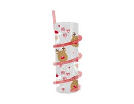 Wholesale Christmas Spiral Straw Tumbler | Bulk Buy Christmas Homeware Wholesale Christmas Spiral Straw Tumbler | Bulk Buy Christmas Homeware