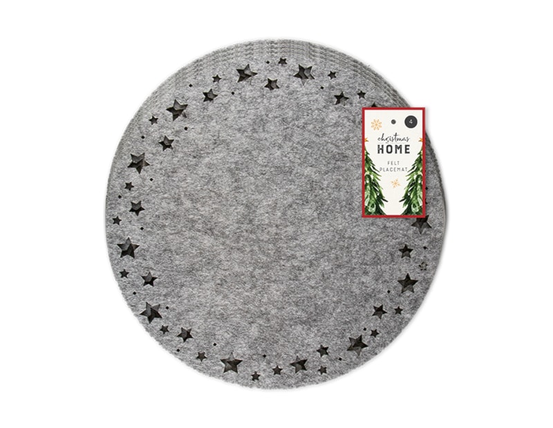 Wholesale Felt Laser Cut Placemats | Bulk Buy Christmas Homeware wholesale christmas homeware suppliers