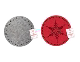 Wholesale Felt Laser Cut Placemats | Bulk Buy Christmas Homeware Wholesale Christmas Placemats