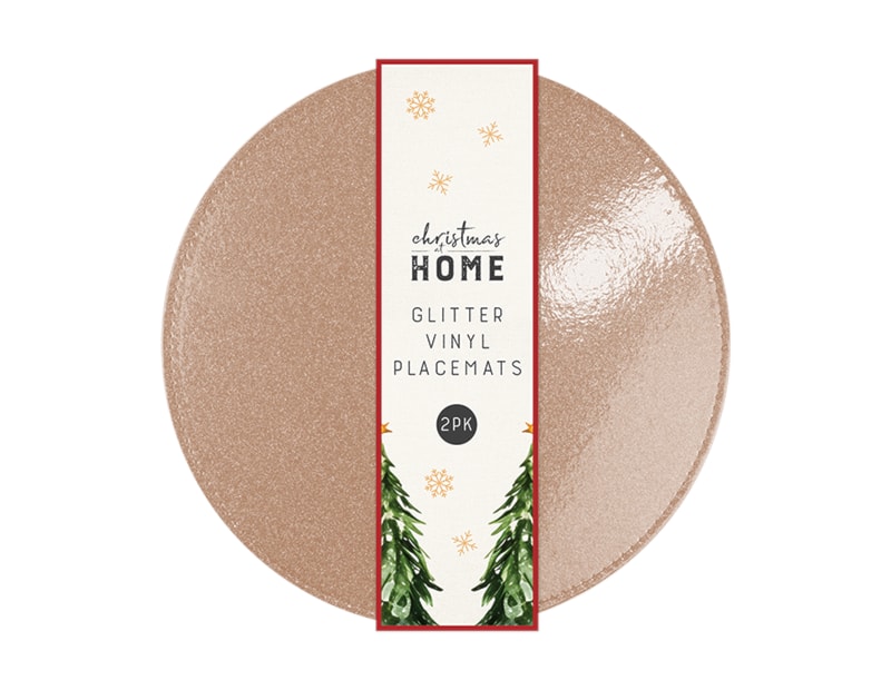 Wholesale Glitter Vinyl Placemats | Bulk Buy Christmas Homeware wholesale christmas homeware suppliers