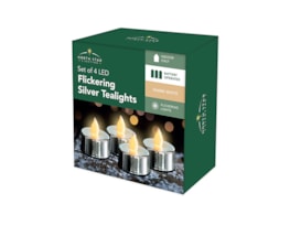 Wholesale LED Metallic Flickering Tea Lights | Bulk Buy Christmas Decorations Wholesale LED Metallic Flickering Tea Lights | Bulk Buy Christmas Decorations