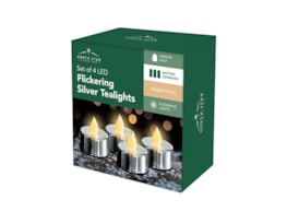 Wholesale LED Metallic Flickering Tea Lights | Bulk Buy Christmas Decorations Wholesale LED Metallic Flickering Tea Lights | Bulk Buy Christmas Decorations