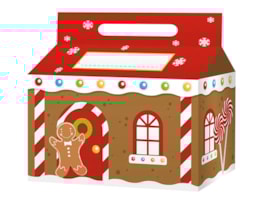 Wholesale Gingerbread House Treat Boxes | Bulk Buy Christmas Kitchenware