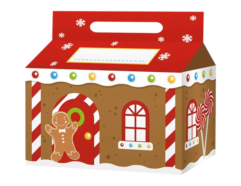Wholesale Gingerbread House Treat Boxes | Bulk Buy Christmas Kitchenware