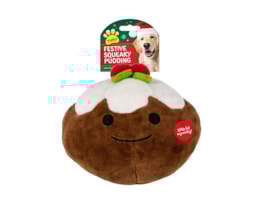 Wholesale Small squeaking Plush Christmas Pudding | wholesale christmas dog toys Wholesale Small squeaking Plush Christmas Pudding | wholesale christmas dog toys