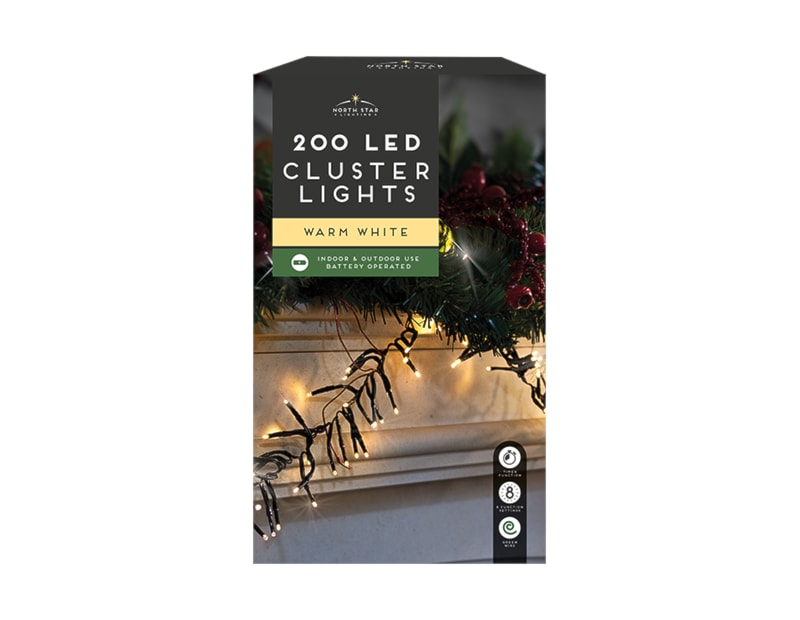 Wholesale 200 LED Cluster Lights | wholesale christmas lights suppliers led christmas lights wholesale