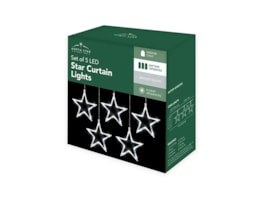 Wholesale 5 LED star curtain Lights - Battery operated