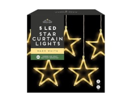 Wholesale 5 LED star curtain Lights - Battery operated christmas lights wholesalers