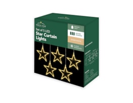 Wholesale 5 LED star curtain Lights - Battery operated Wholesale 5 LED star curtain Lights - Battery operated