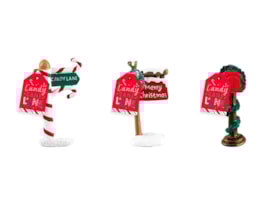 Wholesale Festive Christmas Post Sign Ornament | Bulk Buy Christmas Ornament