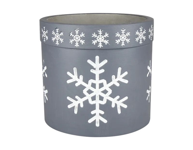 Wholesale Festive Cement Plant Pot | Bulk Buy Christmas Ornaments Wholesale Festive Cement Plant Pot | Bulk Buy Christmas Ornaments