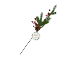 Wholesale Artificial Berry/ Pine Cone Branch 58cm