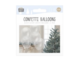 Wholesale Glitter Confetti Balloons | Bulk Buy Christmas Partyware