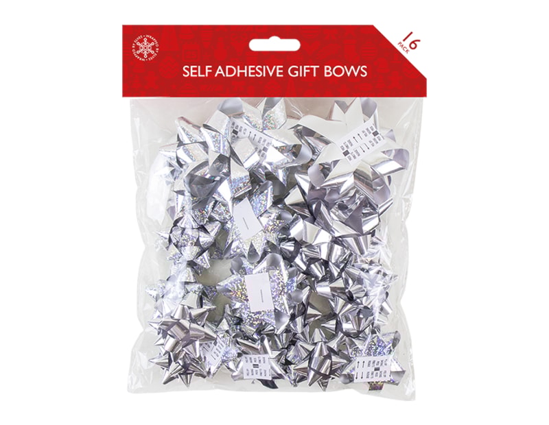 Wholesale Christmas Metallic gift bows 16pk | Gem import Ltd Wholesale Christmas Metallic gift bows 16pk | Gem import Ltd