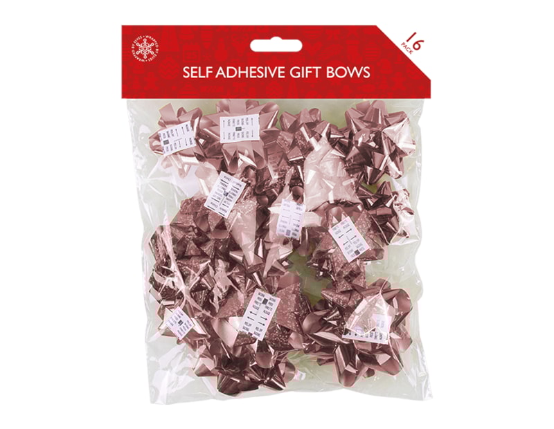 Wholesale Christmas Metallic gift bows 16pk | Gem import Ltd Wholesale Christmas Metallic gift bows 16pk | Gem import Ltd