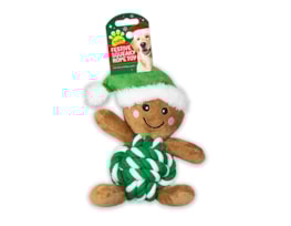 Wholesale Gingerbread Man Rope Plush Dog Toy Wholesale Gingerbread Man Rope Plush Dog Toy