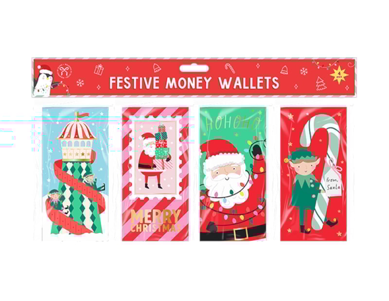 Wholesale Christmas Character Money Wallets | Bulk Buy Christmas Gifting