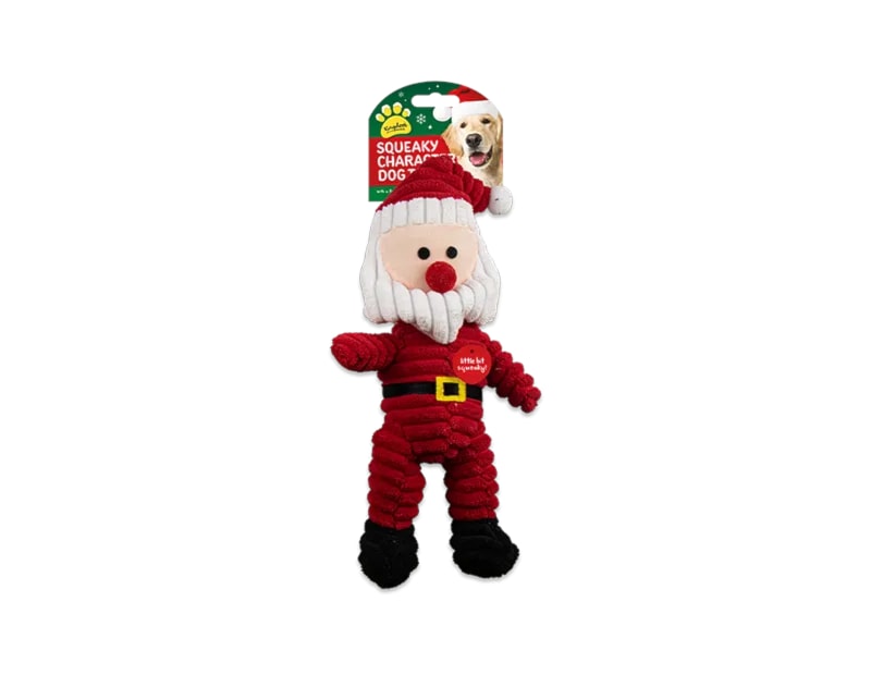 Wholesale Squeaking Christmas Character Dog Toy | Bulk Buy Christmas Dog Toys