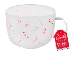 Wholesale Christmas Festive Print Glass Mug Wholesale Christmas Festive Print Glass Mug