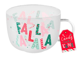 Wholesale Christmas Festive Print Glass Mug Wholesale Christmas Festive Print Glass Mug
