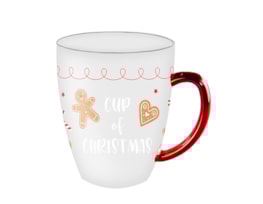 Wholesale Festive Glass Quote Print Mug Wholesale Festive Glass Quote Print Mug