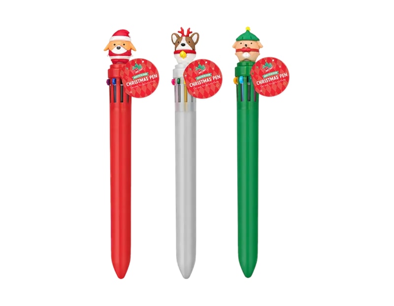 Wholesale Festive Multi-Colour Pen CDU