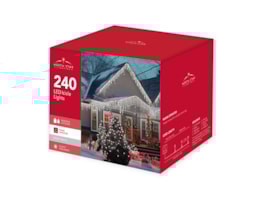 Wholesale 240 Led Mains Operated Icicles Lights - Bright White Wholesale 240 Led Mains Operated Icicles Lights - Bright White