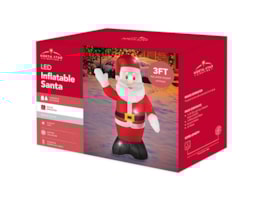 Wholesale Inflatable LED Santa 90cm Wholesale Inflatable LED Santa 90cm