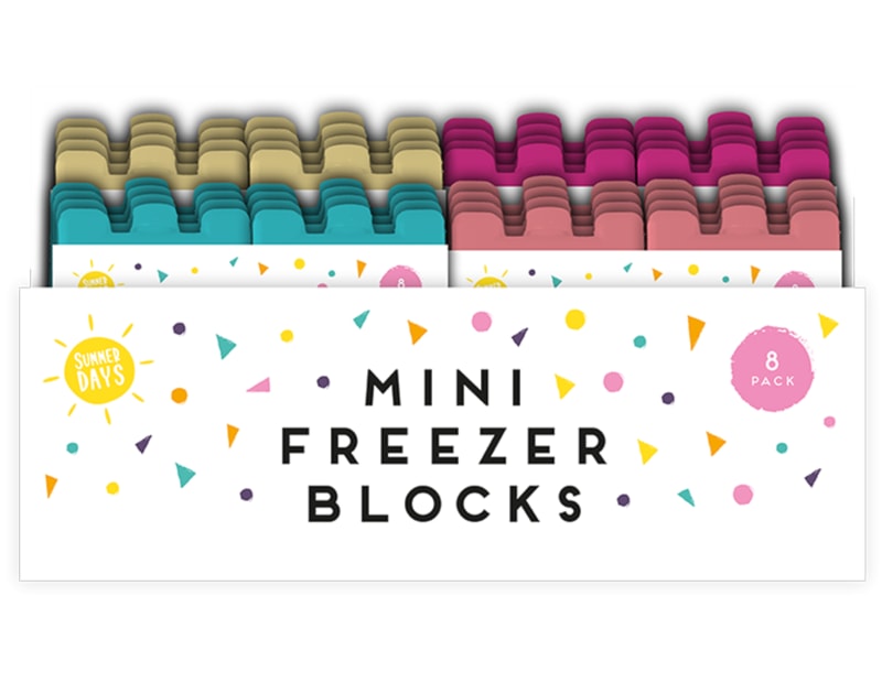 Summer Mini Freezer Blocks 8pk CDU Summer Mini Freezer Blocks 8pk CDU
