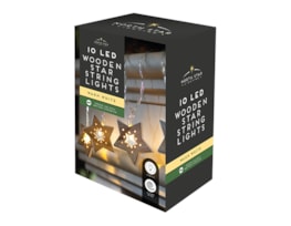 Wholesale 10 LED wooden Star String lights 2.1M| Gem imports Wholesale 10 LED wooden Star String lights 2.1M| Gem imports