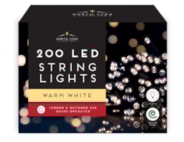 Wholesale 200 Led Mains Operated Christmas Lights - Warm White Wholesale 200 Led Mains Operated Christmas Lights - Warm White